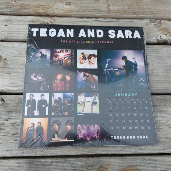 TEGAN and SARA Wall Calendar RETRO 2015 TOUR PHOTOS BNIP - Picture 3 of 4